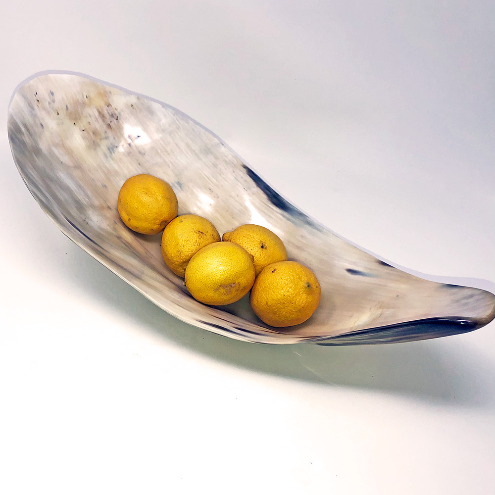 Horn Bowl 12" long - Image 2