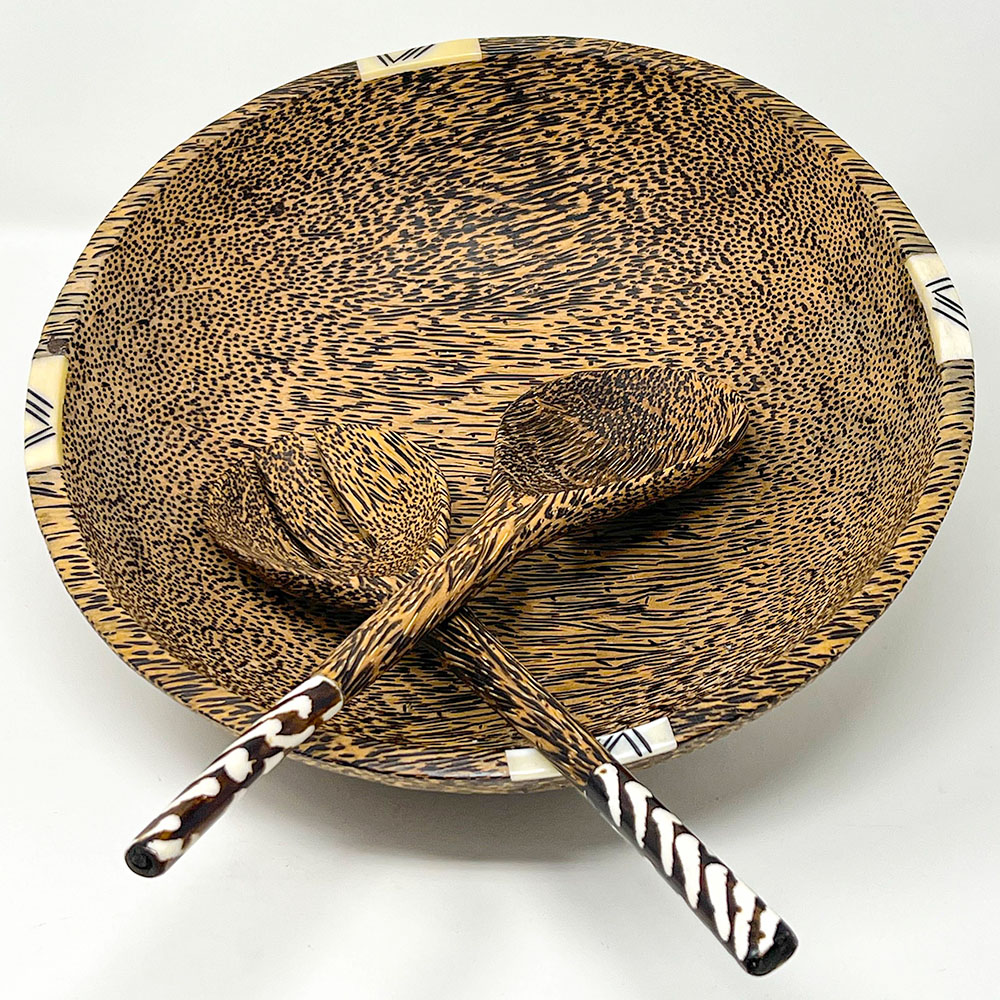 Coco Wood salad bowl