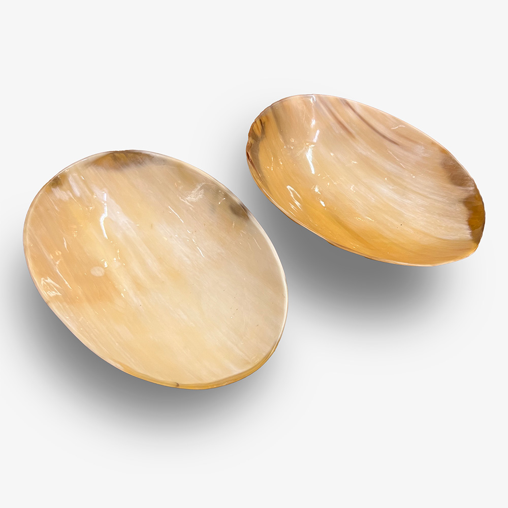 oval Ankole Horn bowl